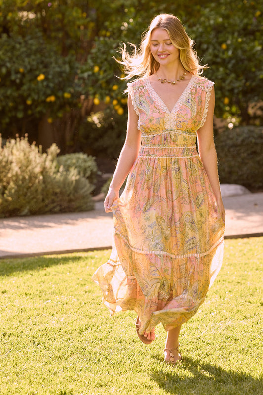 Sweet Tea & Sunshine Maxi Dress by Skies Are Blue