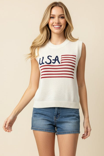 Star Spangled Knit Tank