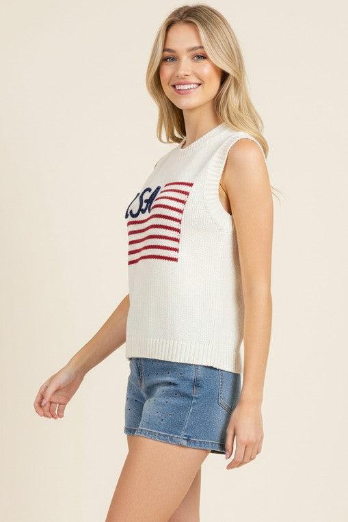 Star Spangled Knit Tank