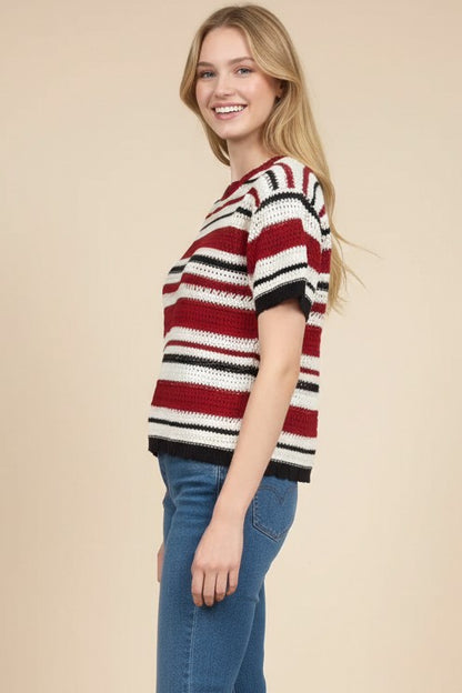 All-American Charm Knit Top