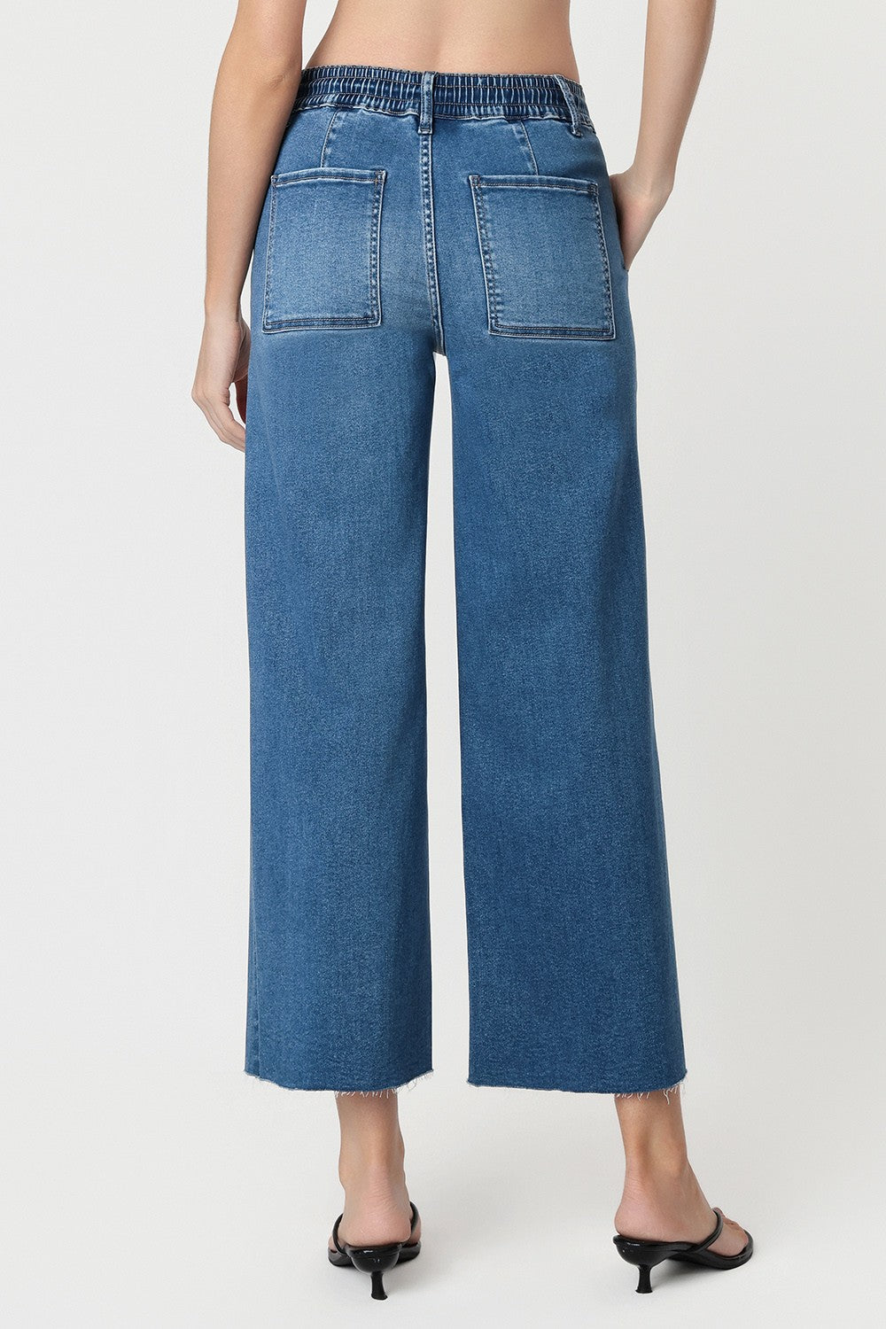 Cloud Nine High Rise Super Soft Barrel Leg Jeans by Vervet