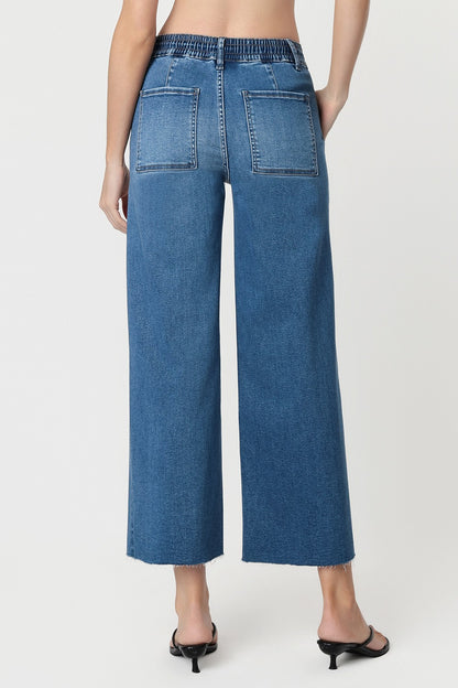 Cloud Nine High Rise Super Soft Barrel Leg Jeans by Vervet