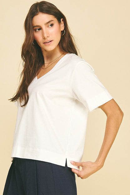 Classic Comfort V-Neck Tee