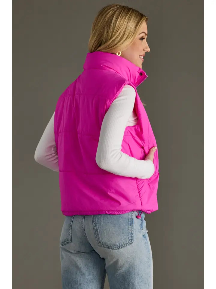 Think Pink Puffer Vest