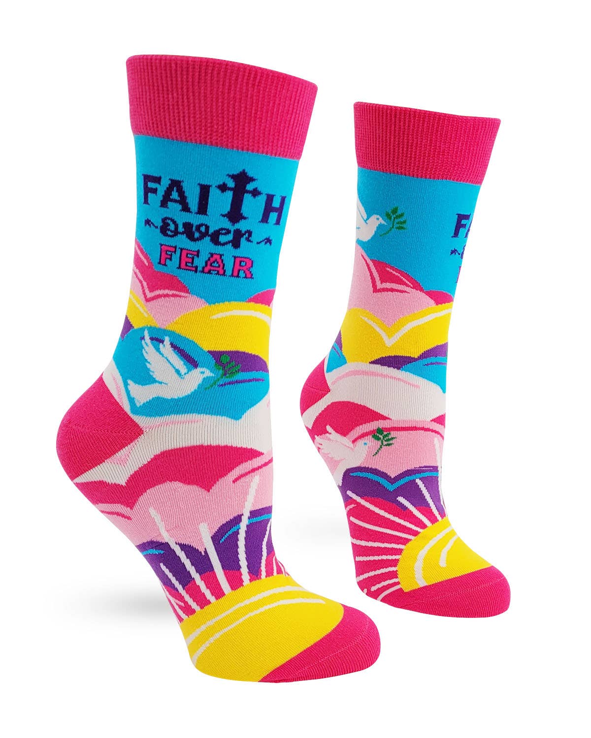 Faith Over Fear Women's Crew Socks