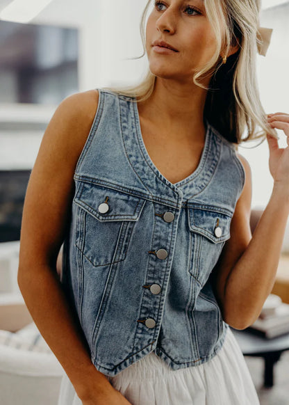 Bluebell Denim Vest