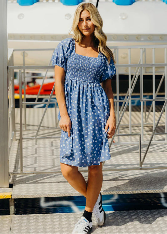 Kimberly Dress in Dusty Bloomline