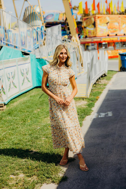 The Teddi Dress in Mosaic Bloom