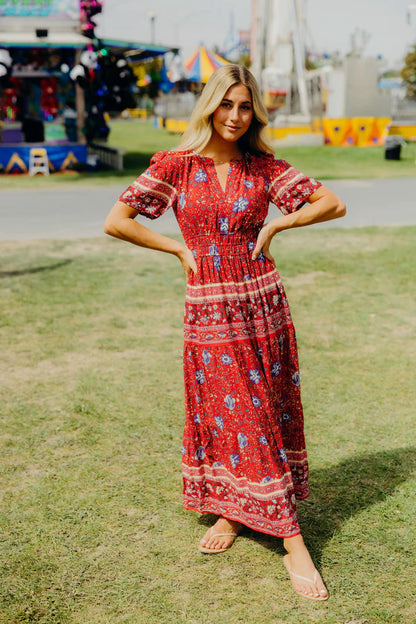 Kaydree Dress in Hearth Rose