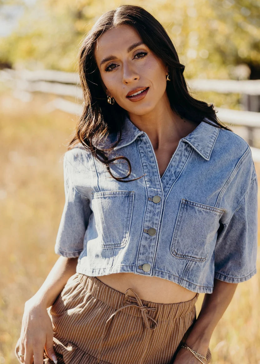 Blue Jean Baby Top