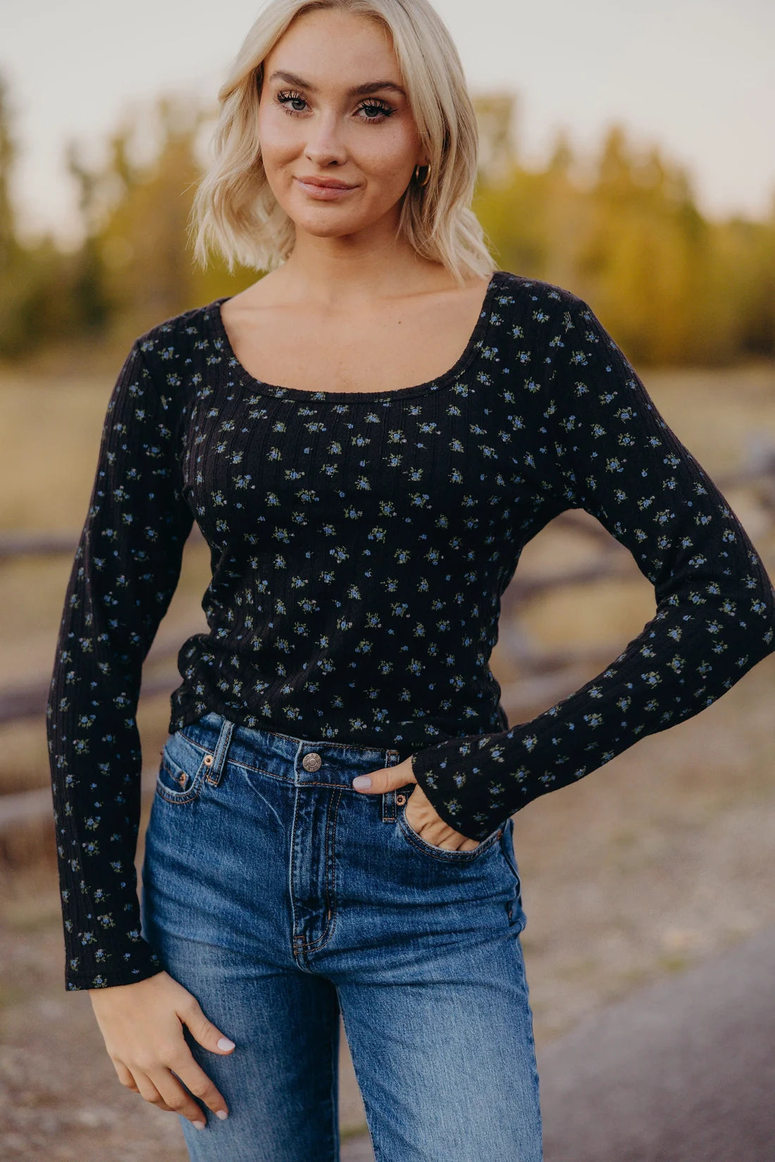 Little Things Floral Top