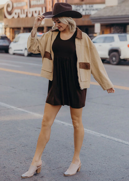 Markell Dress in Nutella