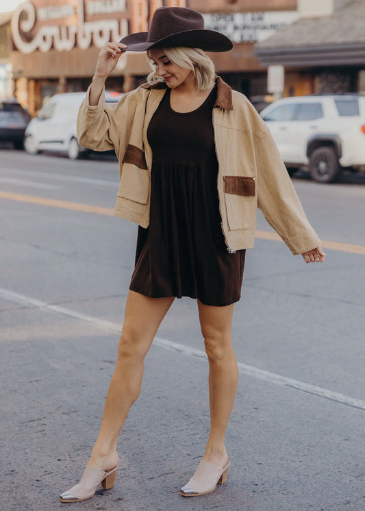 Markell Dress in Nutella