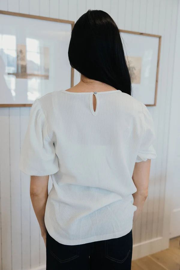 Simply Polished Puff Sleeve Top