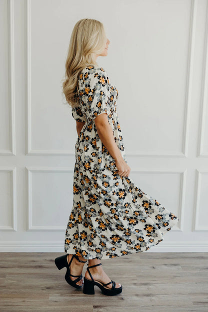 The Indy in Tangerine Twist Dress