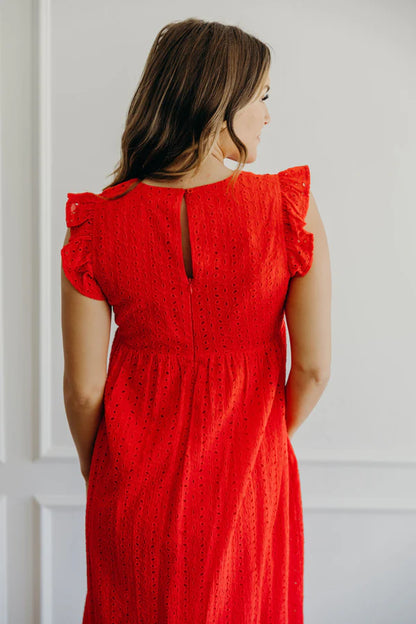 The Dutton in Hibiscus Eyelet