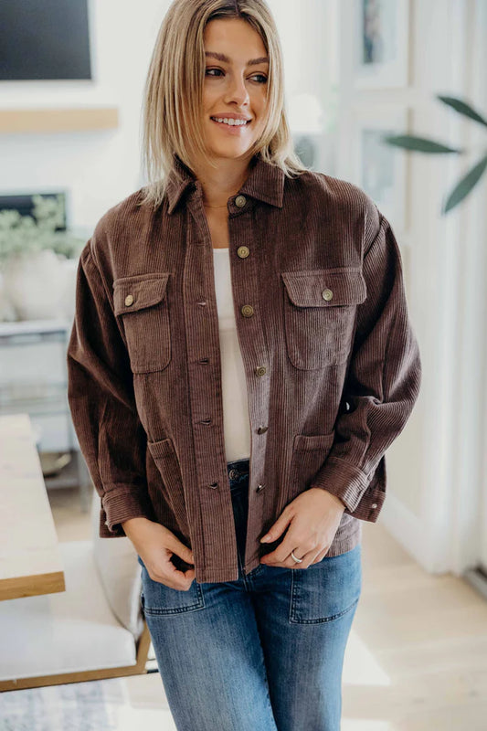 Cocoa Crush Corduroy Jacket