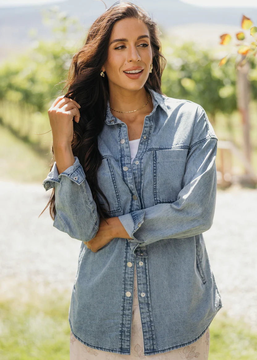 Easy Does It Denim Shirt