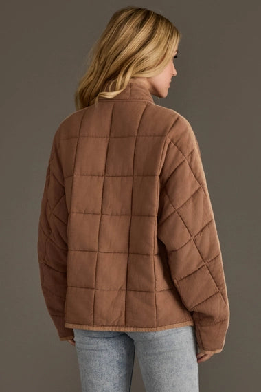 Brown Sugar Quilted Jacket