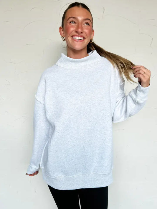Soft Serve Mock Neck Sweatshirt