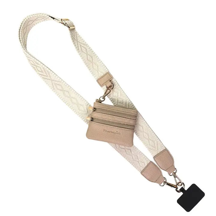 Save The Girls Clip & Go Strap W/Zippered Pouch Classic