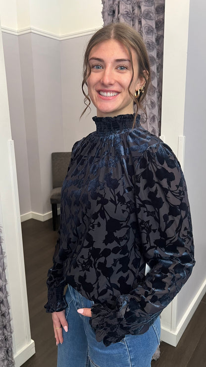 Midnight Velvet Muse Top
