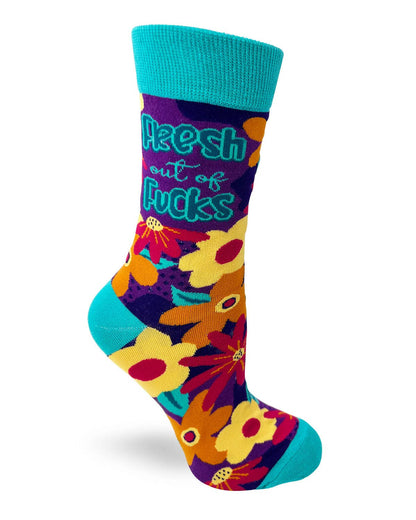 Fresh out of F..ks Women's Crew Socks