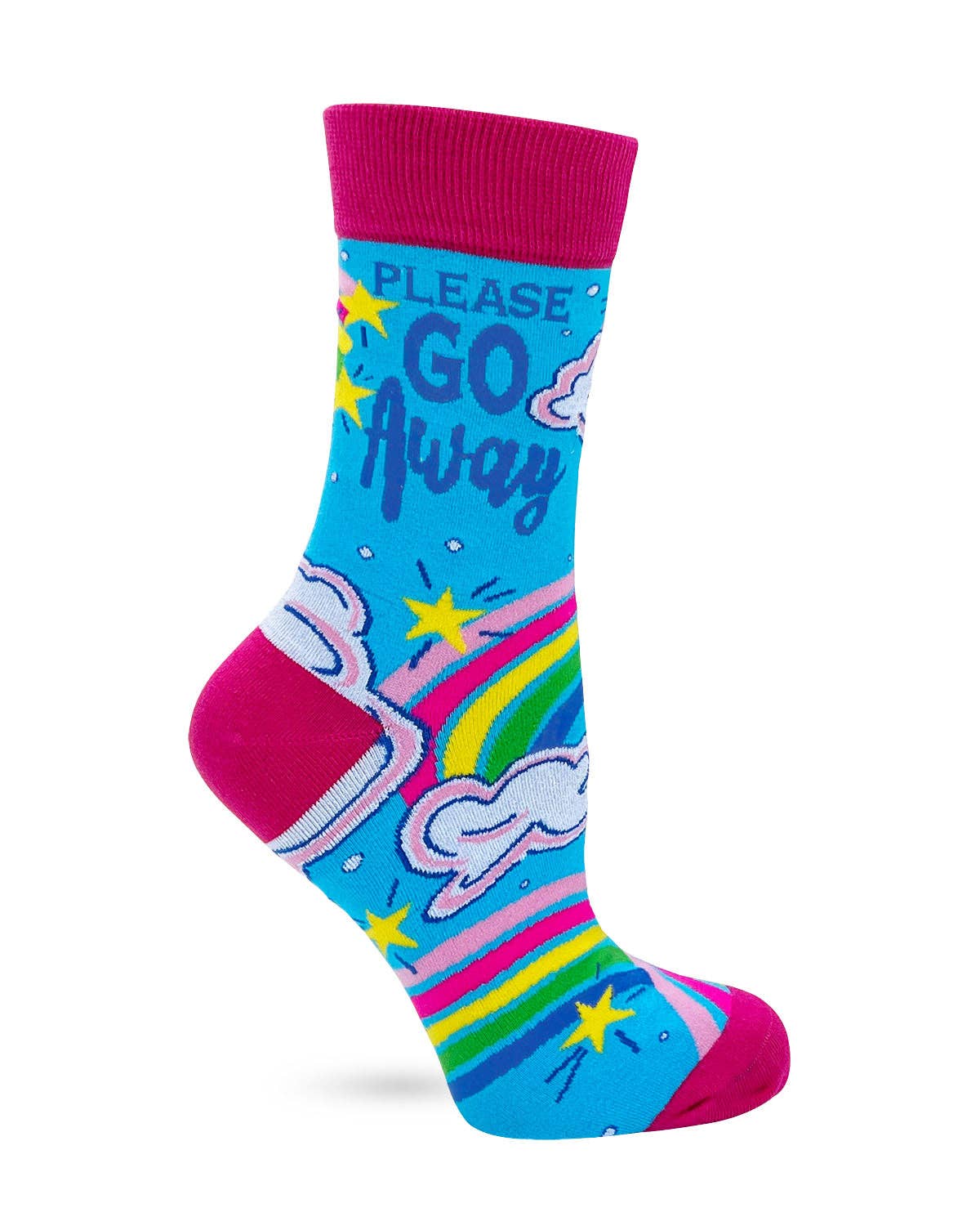 Please Go Away Women's Crew Socks