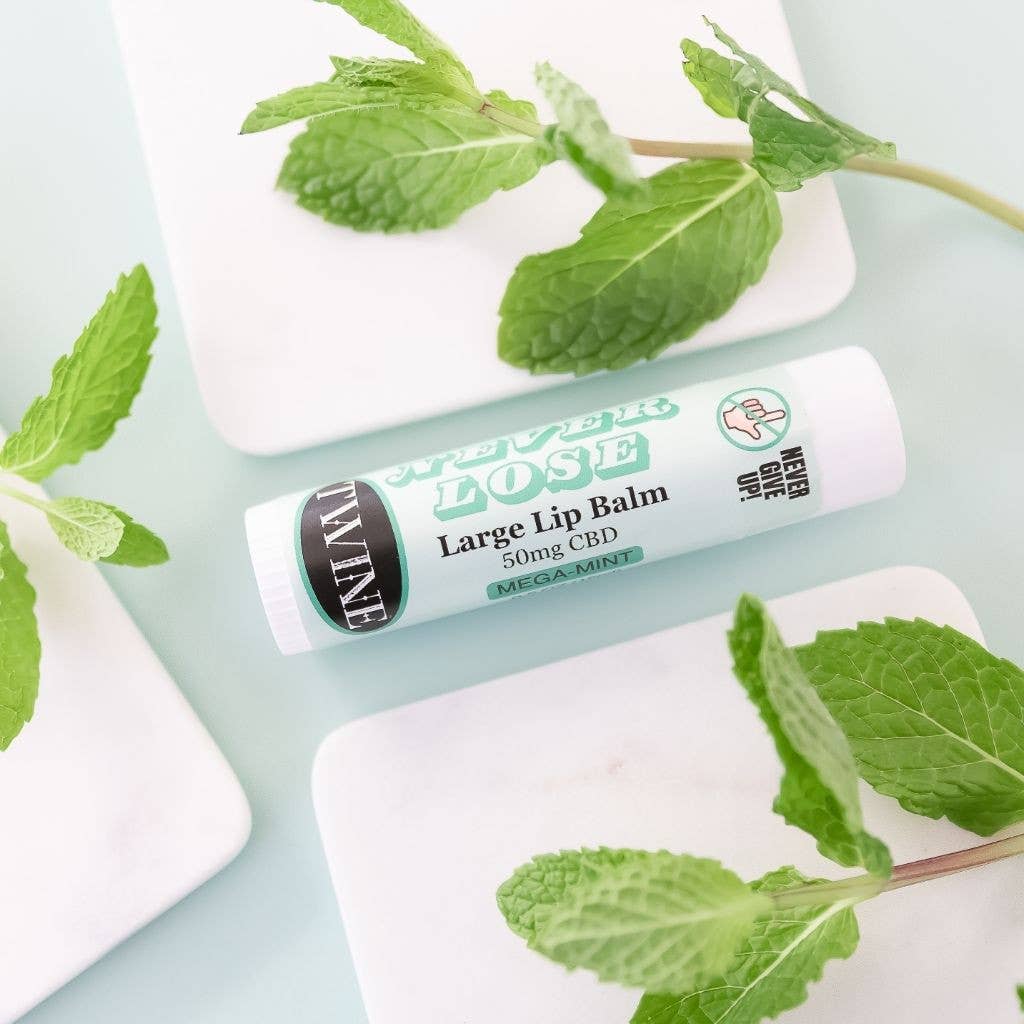 Mega Mint CBD Never Lose Large Lip Balm