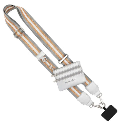 Save The Girls Clip & Go Strap with Pouch - Stripe Collection