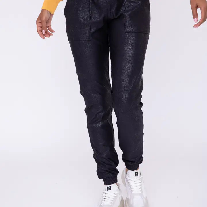 Shimmer Stride Joggers by Mono B