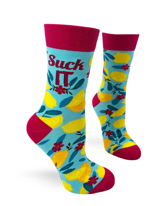 "Suck it" Women's  Crew Socks