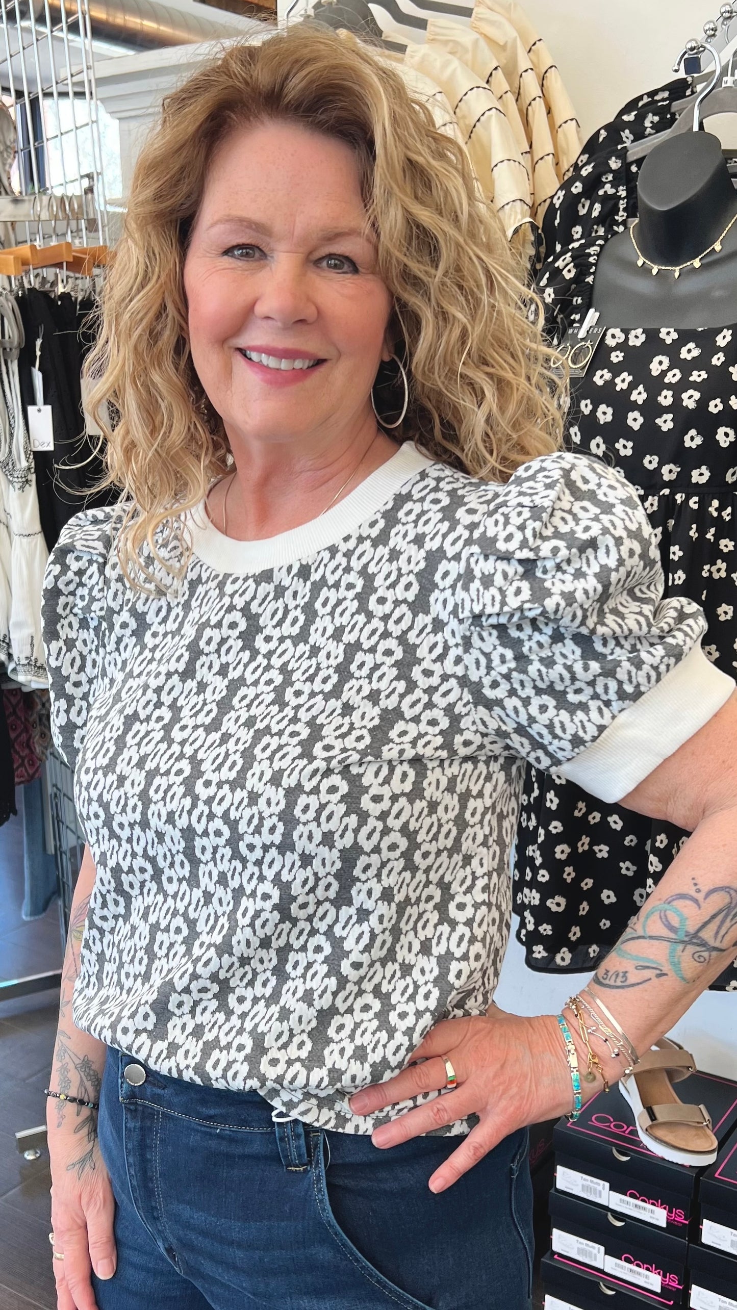 Petal Pusher Puff Top