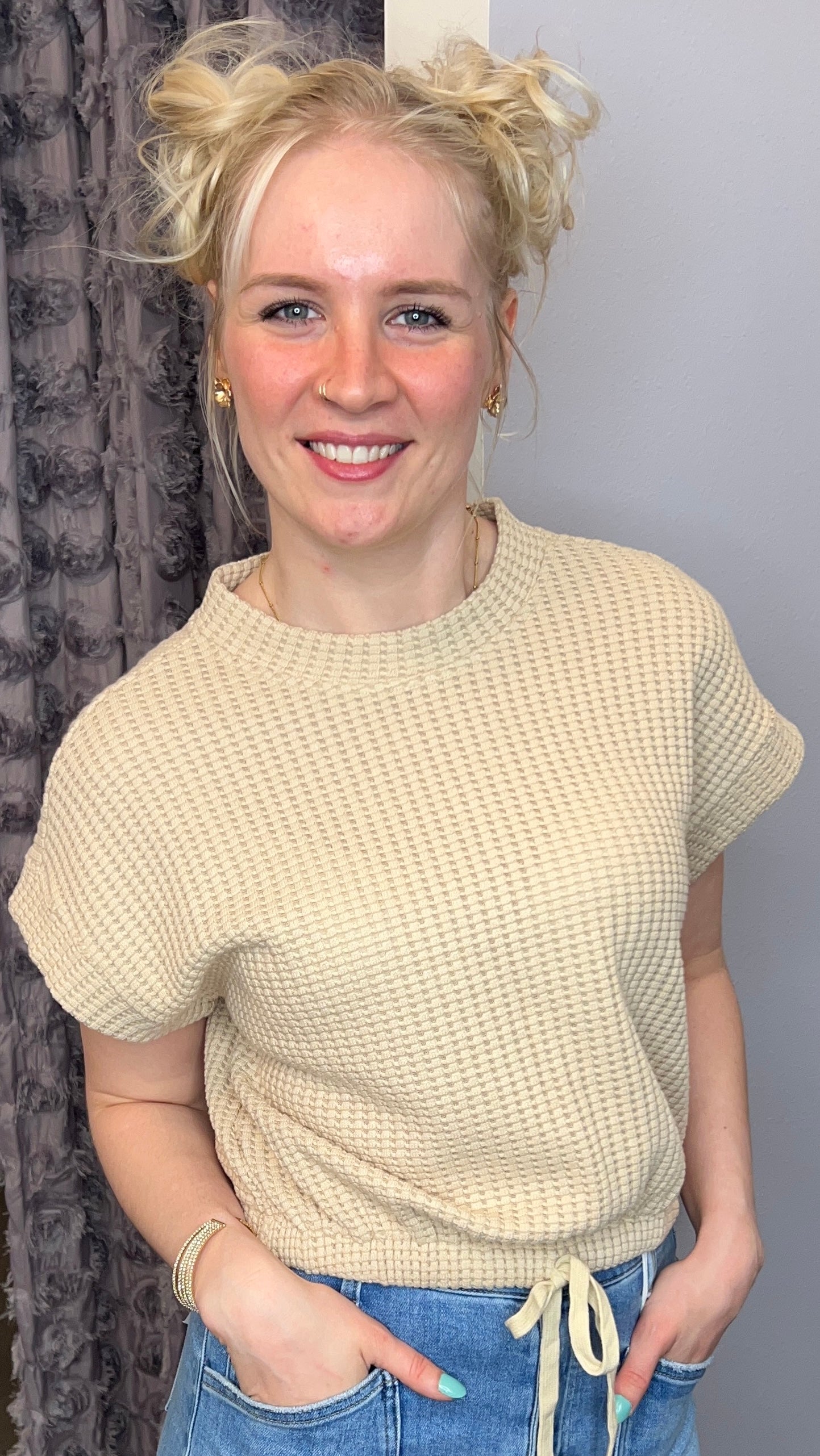 Waffle Knit Wonder Top