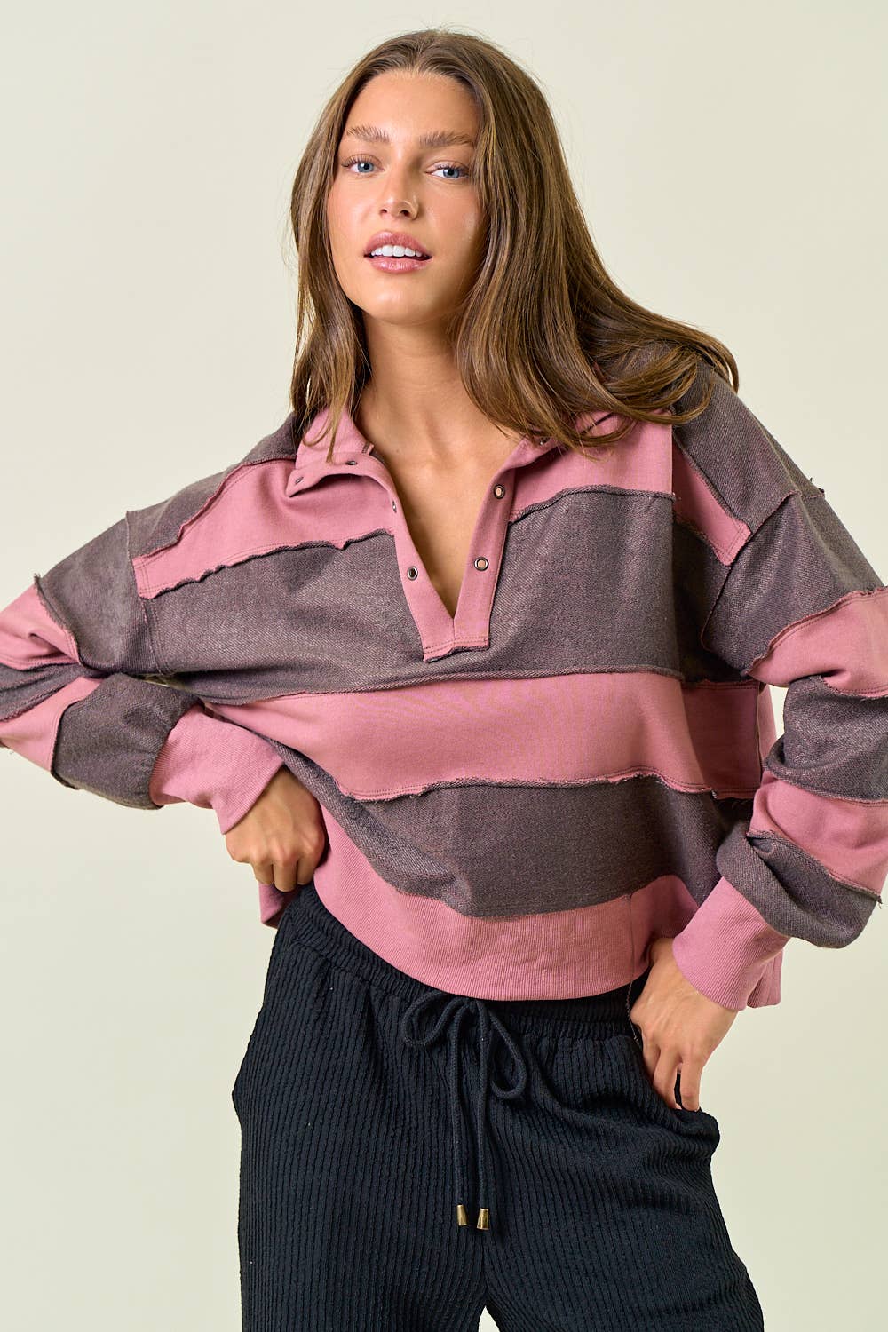 Chill Stripe Club Pullover