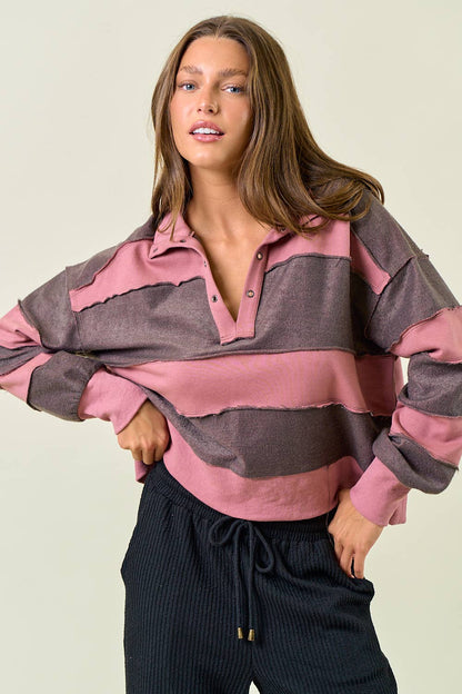 Chill Stripe Club Pullover