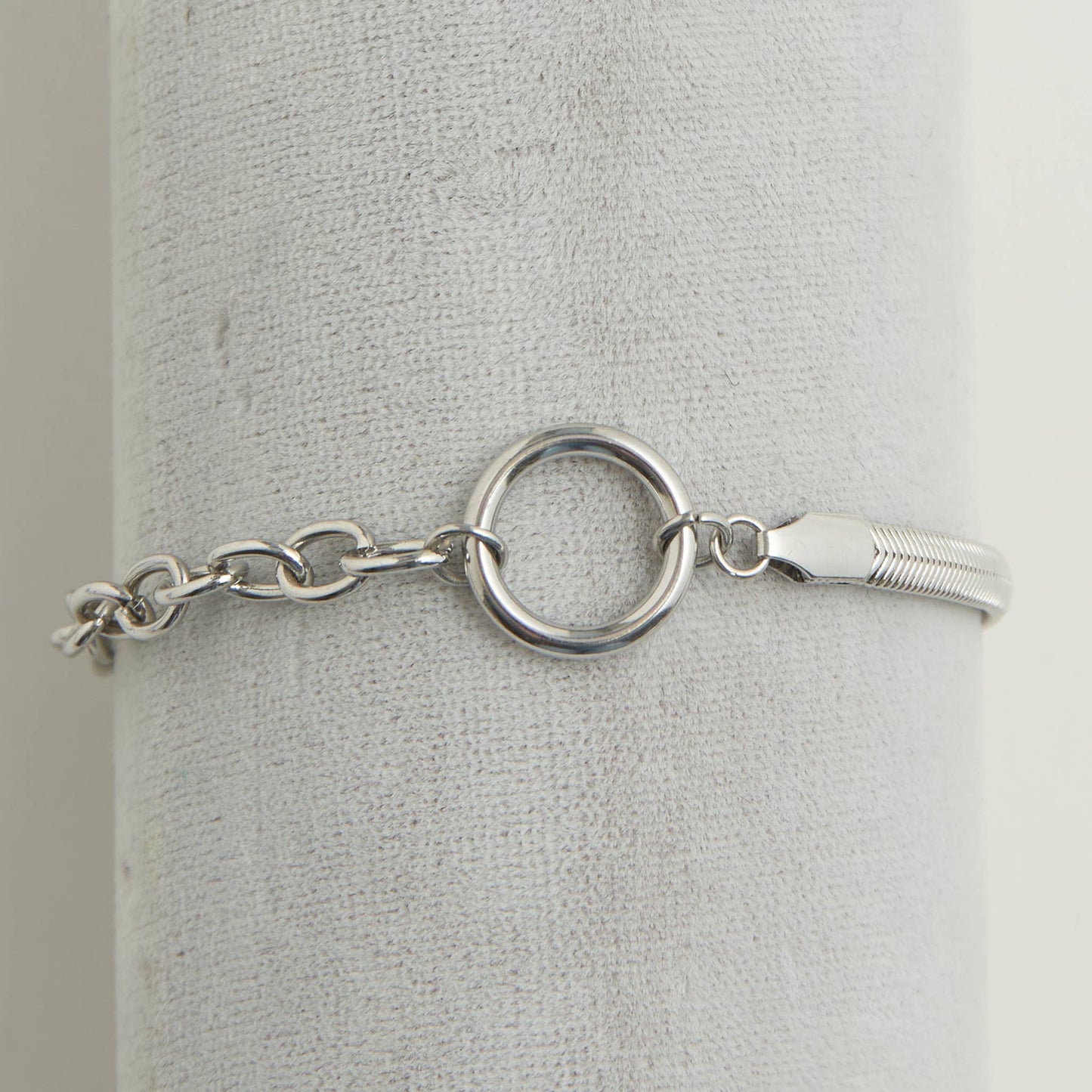 Narelle Waterproof Cable & Snake Chain Bracelet
