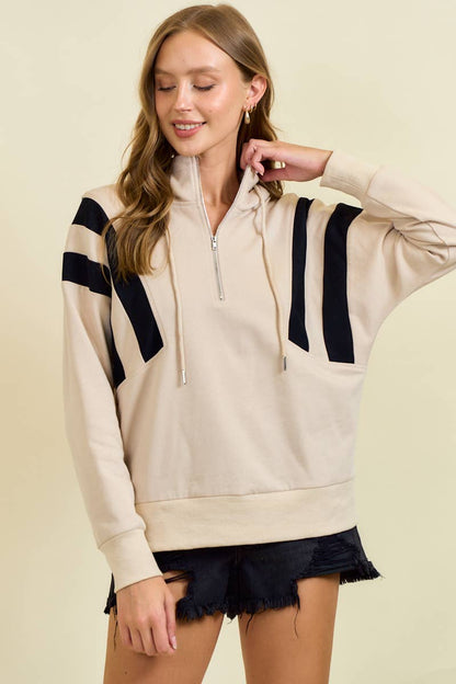 Off-Duty MVP Half Zip Hooded Pullover