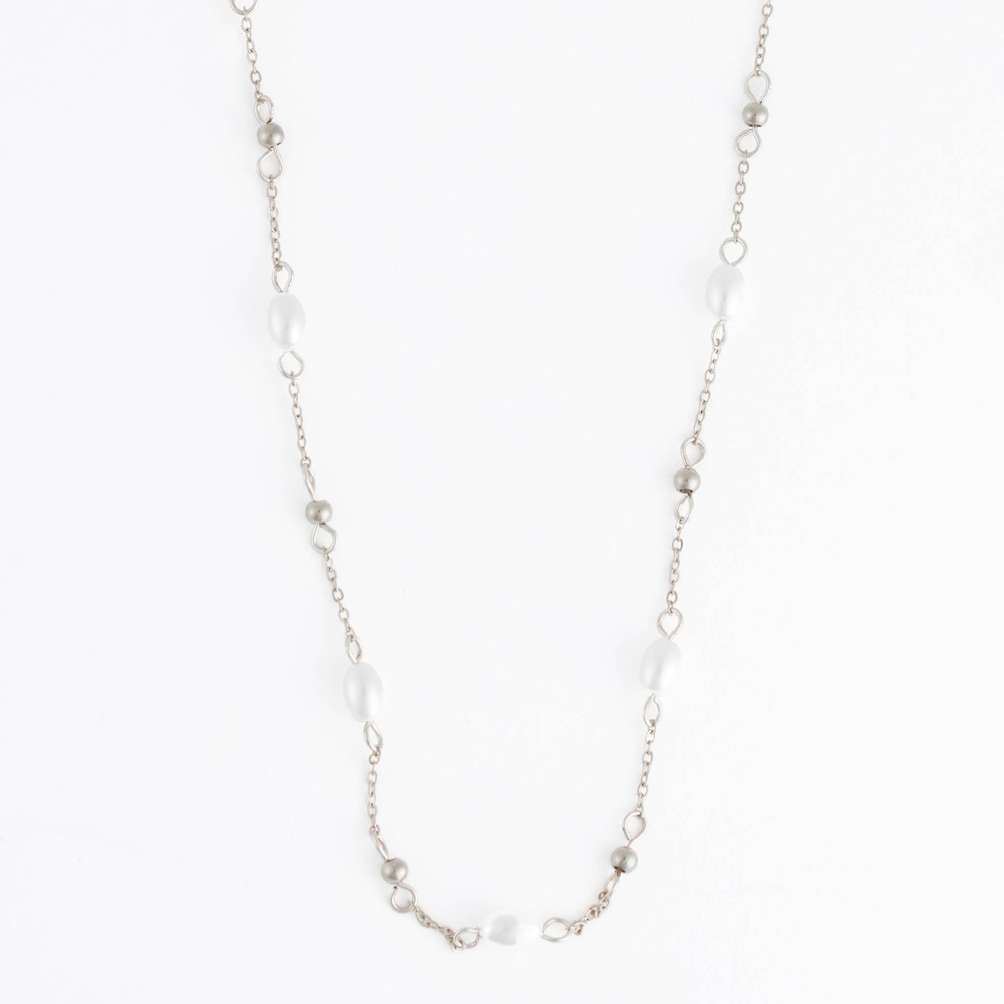 Narelle Waterproof Pearl & Bead Station Necklace