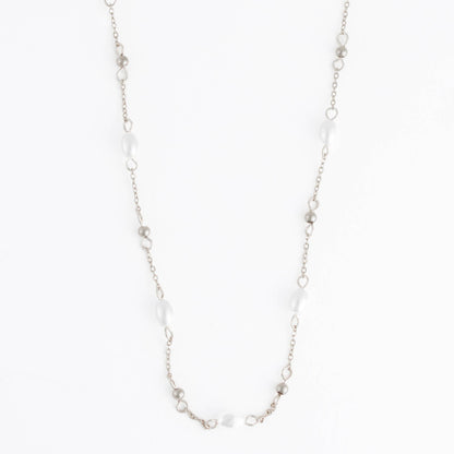 Narelle Waterproof Pearl & Bead Station Necklace