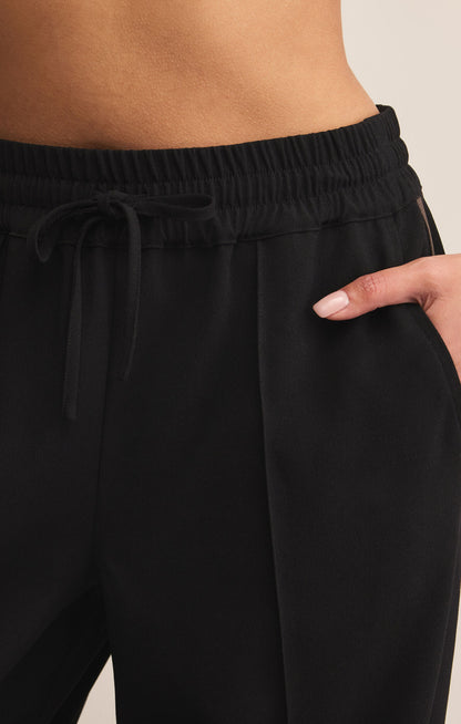 Saunder Track Pant in Black by Z Supply