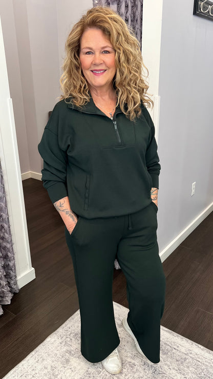 Elevated Ease Wide Leg Crop Pants