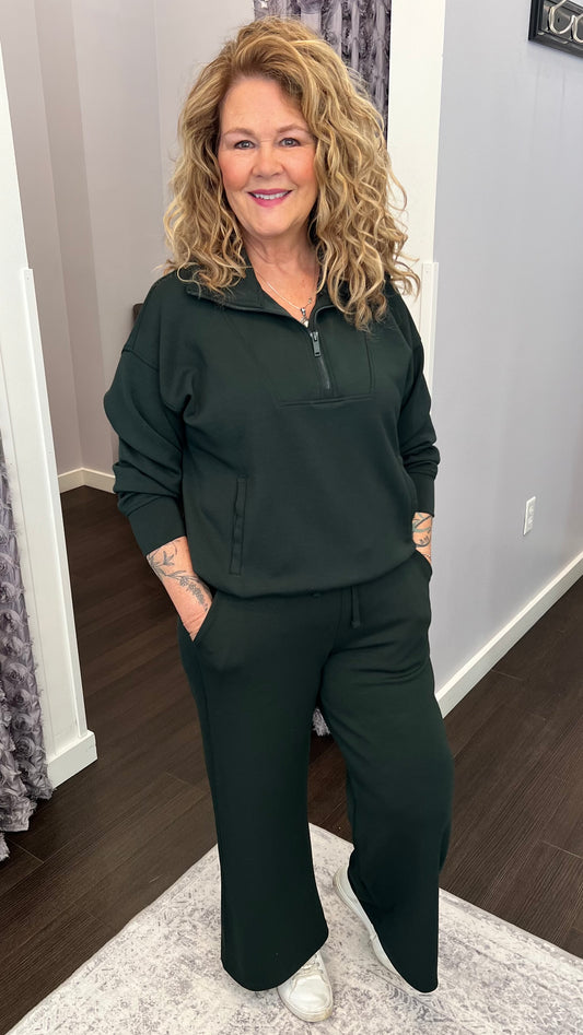 Elevated Ease Wide Leg Crop Pants