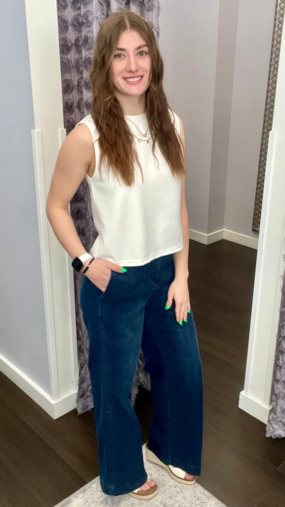 Audrey High Rise in Mega Vibe by Dear John