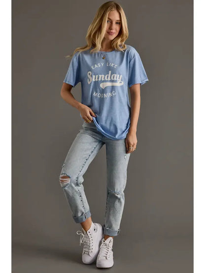 Easy Like Sunday Morning Graphic Tee