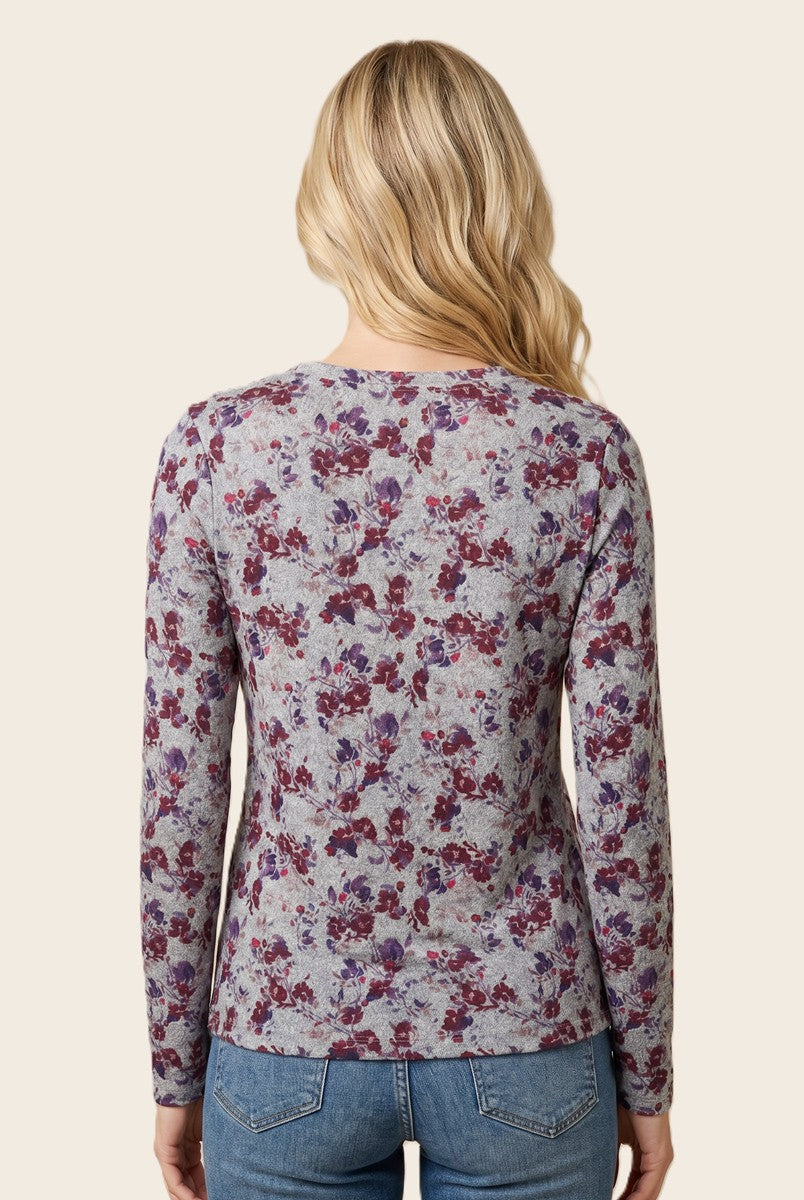 Pressed Flowers Hacci Top