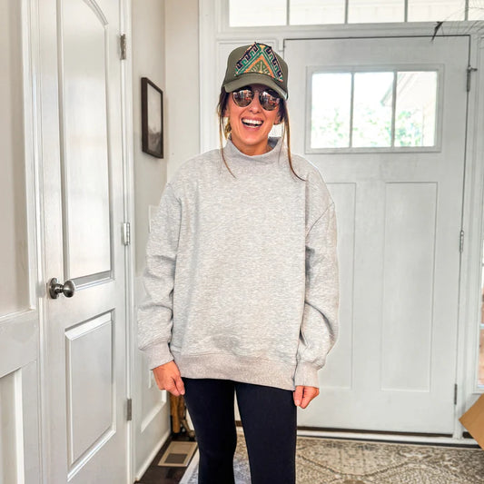 PRE-ORDER The Viral Mock Neck Sweatshirt