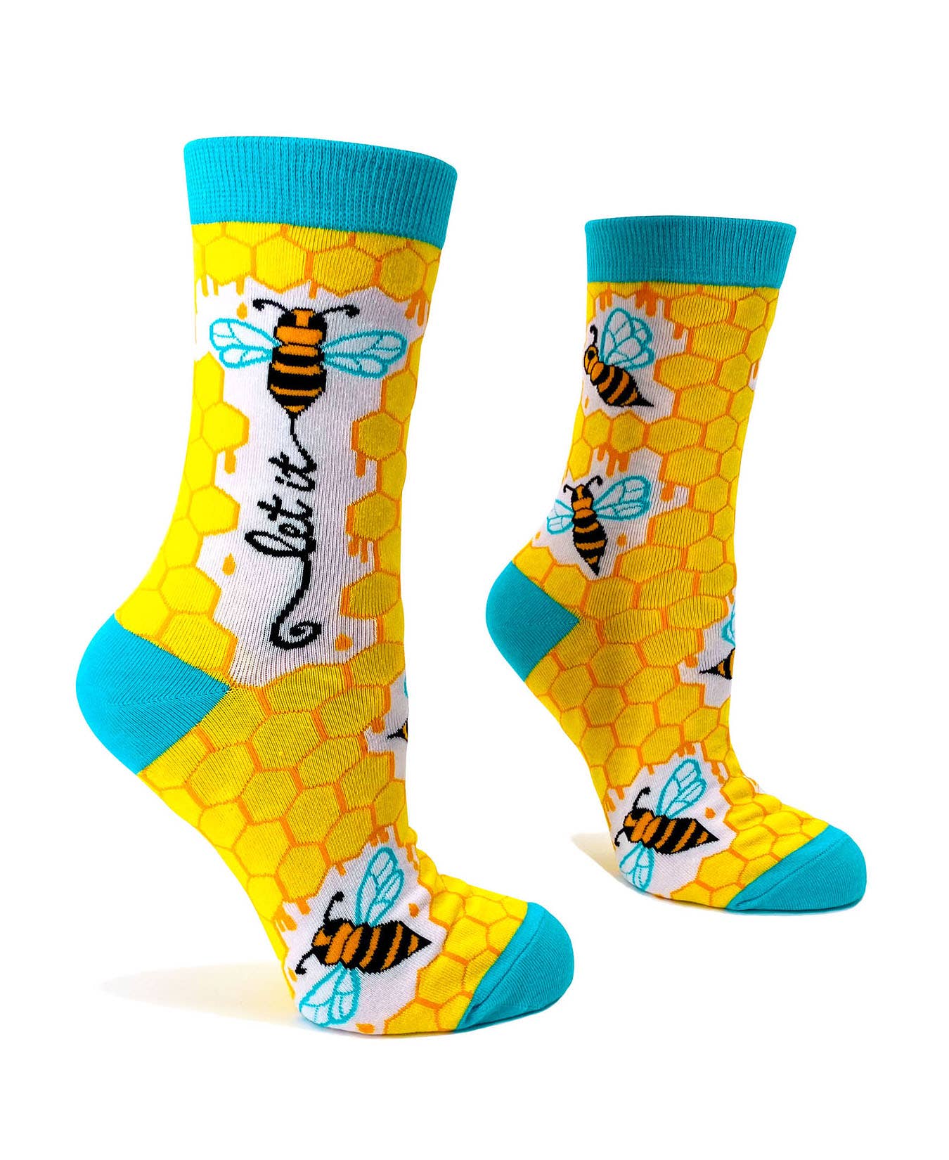 Let it Bee Women's Crew Socks