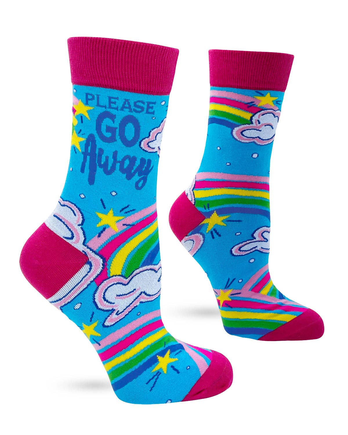 Please Go Away Women's Crew Socks