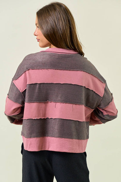 Chill Stripe Club Pullover